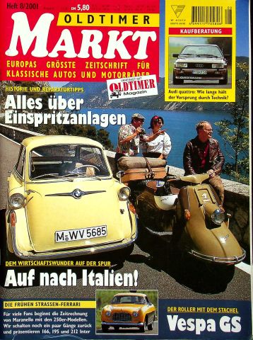 Deckblatt Oldtimer Markt (08/2001)